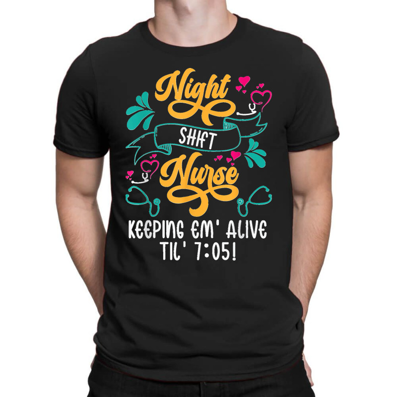 Night Shift Nurse Medical Hospital Nursing T Shirt T-shirt | Artistshot