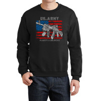 America Usa Army Machine Gun Crewneck Sweatshirt | Artistshot