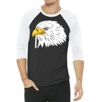 Bald Eagle T  Shirt Bald Eagle Sketch T  Shirt 3/4 Sleeve Shirt | Artistshot