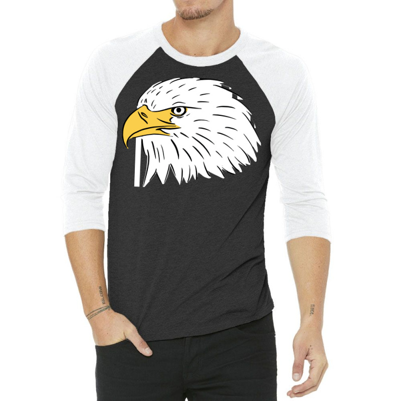 Bald Eagle T  Shirt Bald Eagle Sketch T  Shirt 3/4 Sleeve Shirt | Artistshot