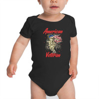 American Army Brotherhood Veteran Baby Bodysuit | Artistshot