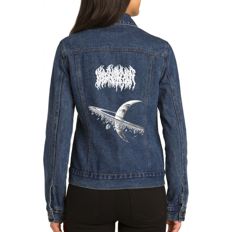 Blood Incantation Interdimensional Extinction Ladies Denim Jacket by JenniferMoquin | Artistshot