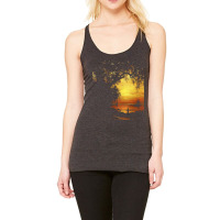 Famous Paintings T  Shirt Island Of New Providence By Albert Bierstadt Racerback Tank | Artistshot