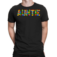 Auntie Brick Builder Funny Blocks Master Builder T-shirt | Artistshot