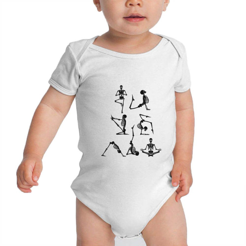 Yoga Of The Death Yoga Calacas Calavera Yoga Pose Skeleton T Shirt Cop Baby Bodysuit | Artistshot