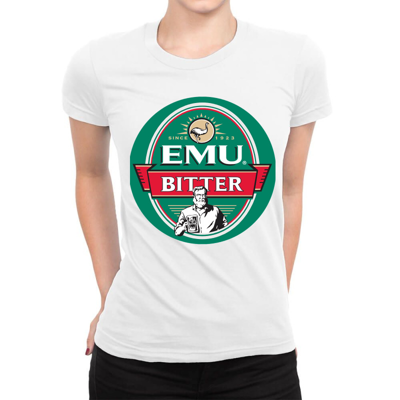 Emu Bitter Beer Local Beer Brewey Ladies Fitted T-Shirt by JenniferMoquin | Artistshot