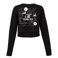 Birthday Square Root Math Problem Fun Calculation 4th T Shirt Cropped Sweater | Artistshot