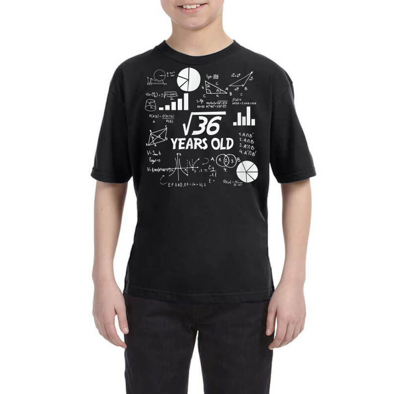 Birthday Square Root Math Problem Fun Calculation 6th T Shirt Youth Tee by tognifx | Artistshot