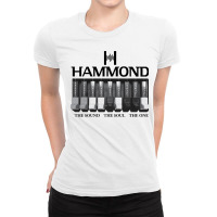 Hammond Organ And Graphics Classic Ladies Fitted T-shirt | Artistshot