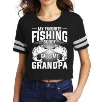 Fishing T  Shirt Fathers Day Grandpa Fisherman Angle Fish Angling Hobb Scorecard Crop Tee | Artistshot