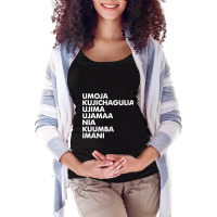 Kwanzaa ,  Seven Principles Maternity Scoop Neck T-shirt | Artistshot