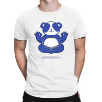 Sporty Panda Meditating In Yoga Pose Meditation Premium T-shirt | Artistshot