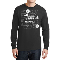 Birthday Square Root Math Problem Fun Calculation 68th T Shirt Long Sleeve Shirts | Artistshot