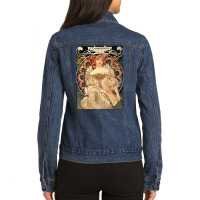 Alphonse Mucha Vintage Champendois Ladies Denim Jacket | Artistshot