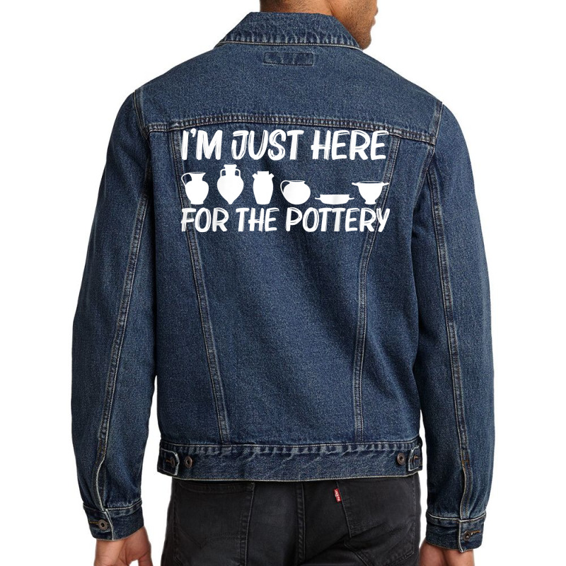 Cool Pottery Design For Men Women Ceramic Artist Pot Maker T Shirt Men Denim Jacket | Artistshot