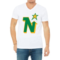 Minnesota North Stars Vintage Classic V-neck Tee | Artistshot