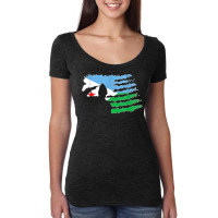 Djibouti Soldier Salute Veteran Patriot T Shirt Women's Triblend Scoop T-shirt | Artistshot