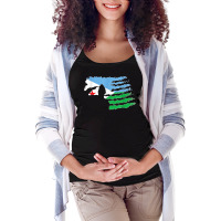 Djibouti Soldier Salute Veteran Patriot T Shirt Maternity Scoop Neck T-shirt | Artistshot