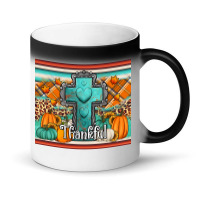 Fall Thankfull Cross Magic Mug | Artistshot