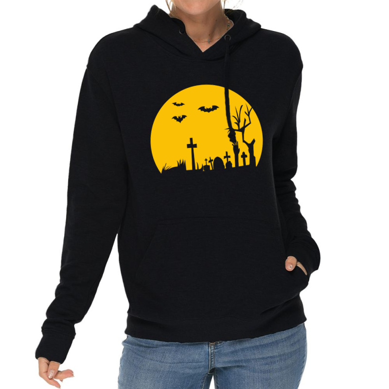 Halloween Night Horror Party Ghost Lightweight Hoodie | Artistshot