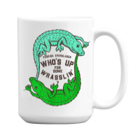 Up For Some Wrasslin' Funny Alligators 15 Oz Coffee Mug | Artistshot