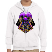 Anubis Egyptian God Greek Ancient Egypt Hieroglyph Mythology T Shirt Youth Zipper Hoodie | Artistshot