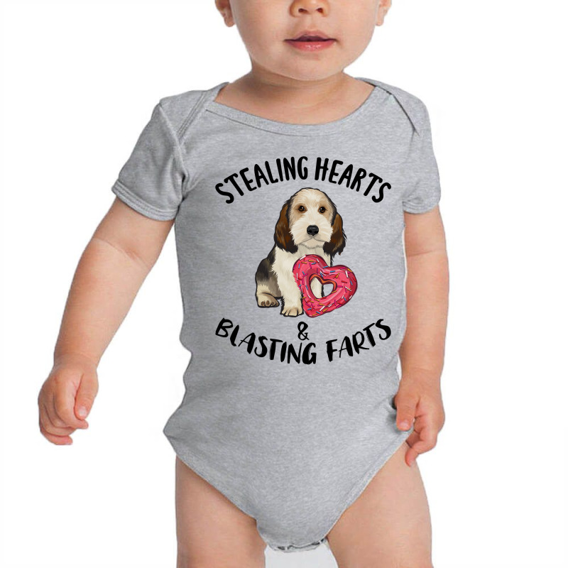 Stealing Hearts Blasting Farts Petit Basset Griffon Vendeen Sweatshirt Baby Bodysuit by agueron | Artistshot