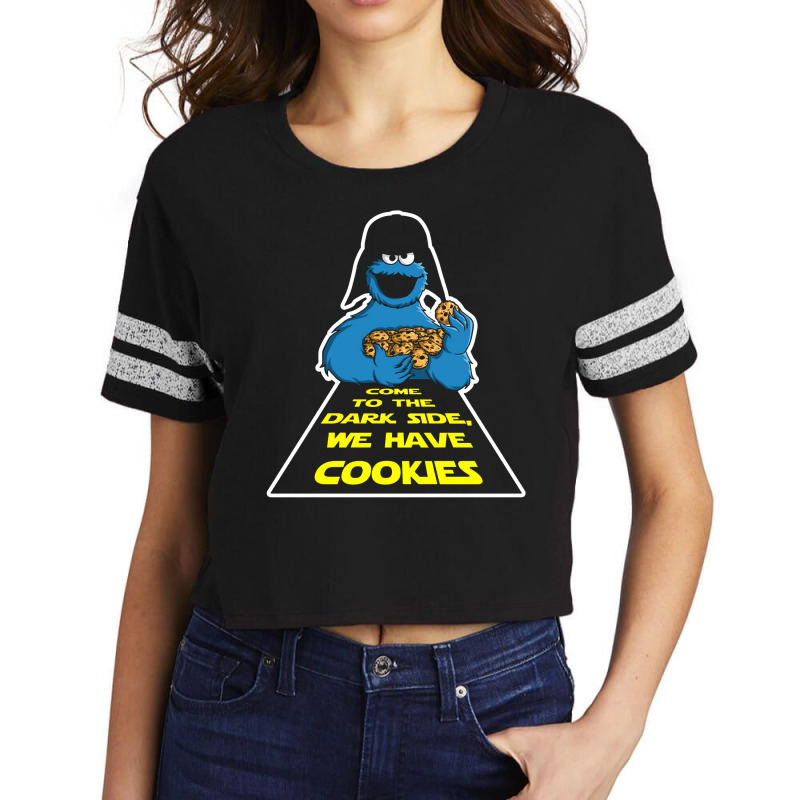 Dark Cookies Scorecard Crop Tee by chrisnom | Artistshot