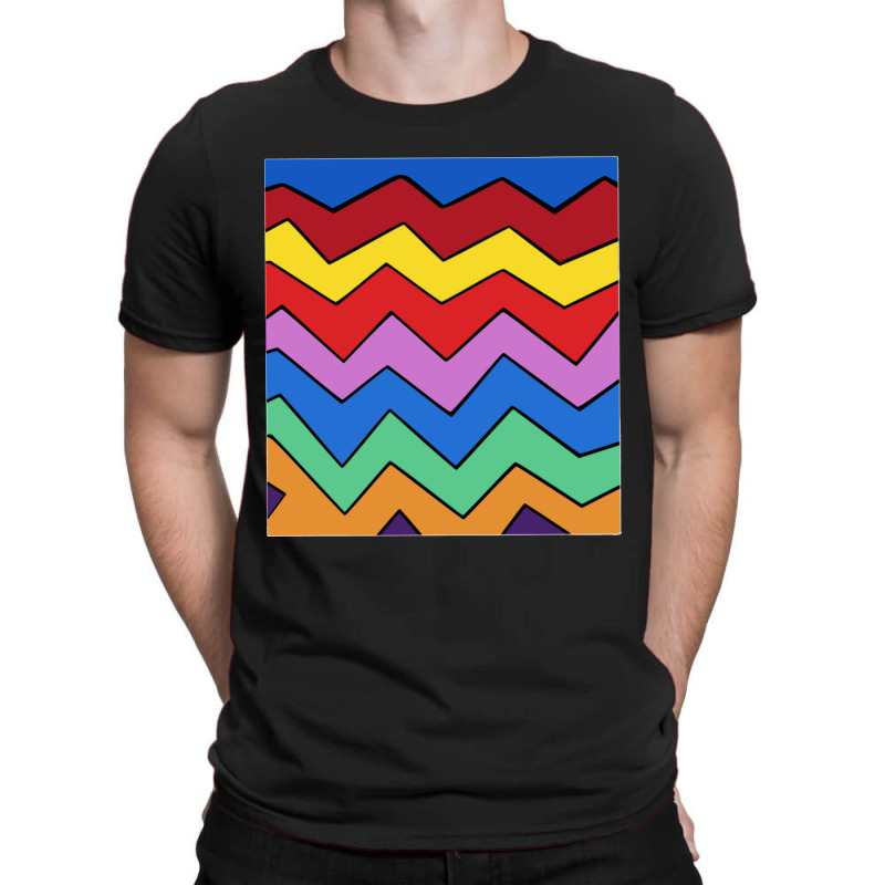 Color Zigzag T-shirt | Artistshot