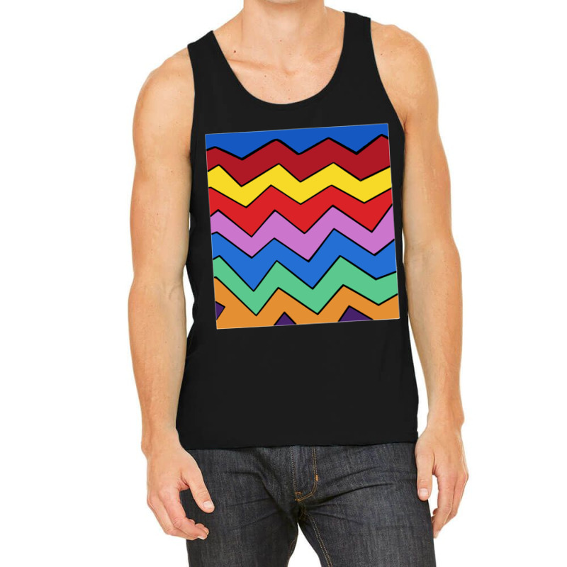 Color Zigzag Tank Top | Artistshot