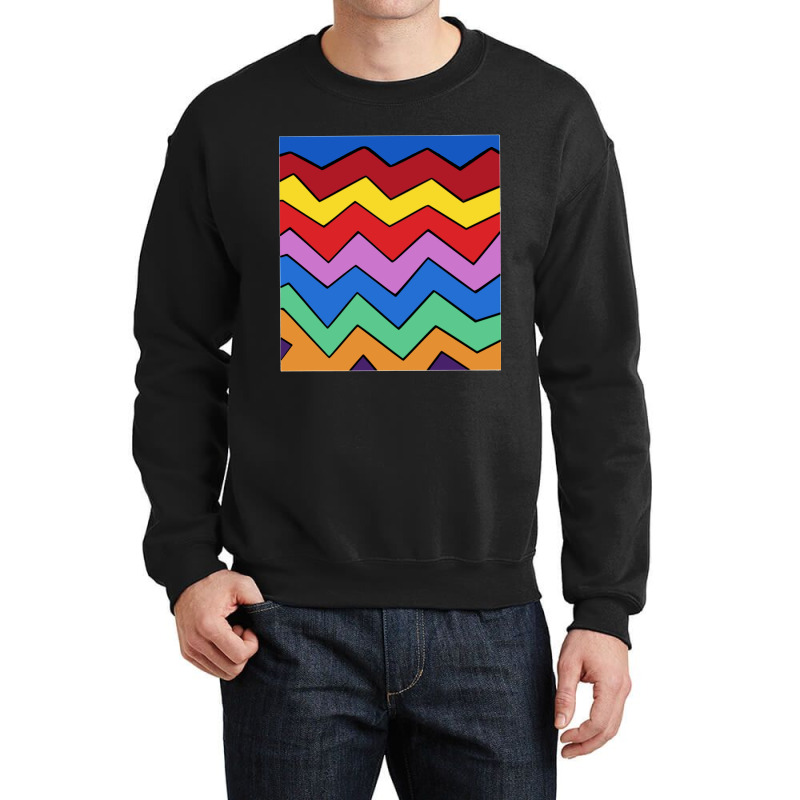 Color Zigzag Crewneck Sweatshirt | Artistshot