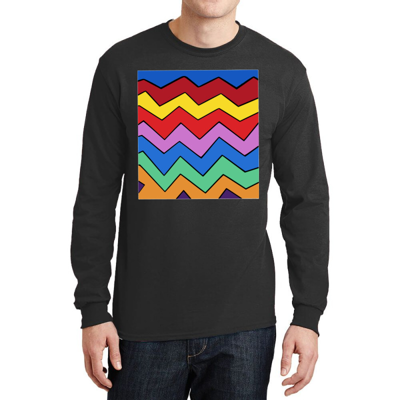 Color Zigzag Long Sleeve Shirts | Artistshot