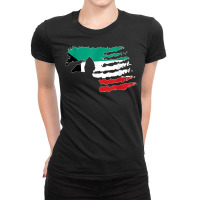 Kuwait Soldier Salute Veteran Patriot T Shirt Ladies Fitted T-shirt | Artistshot