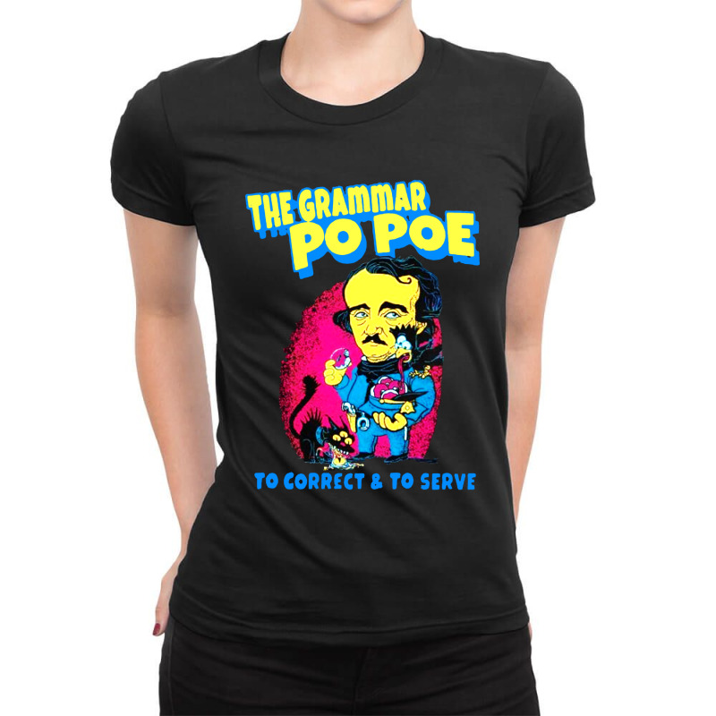 Grammar Po Poe Police Ladies Fitted T-Shirt by Agus w | Artistshot