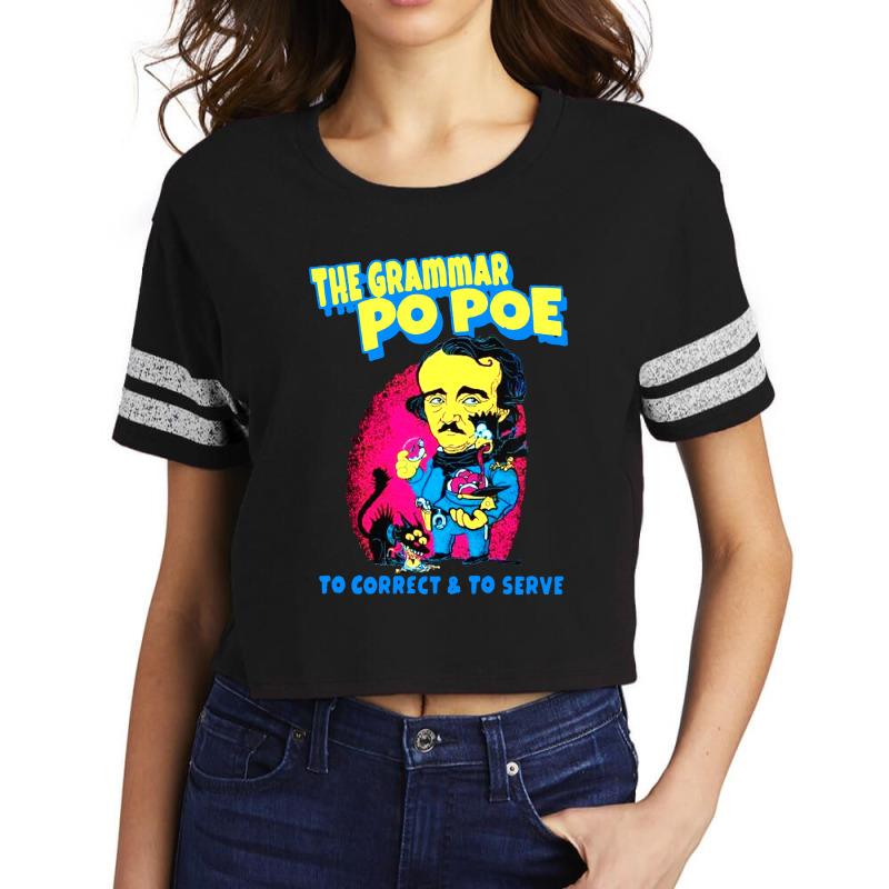 Grammar Po Poe Police Scorecard Crop Tee by Agus w | Artistshot