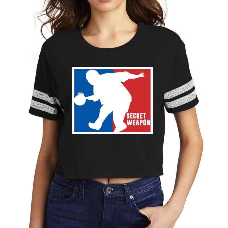 Stanley Hudson Secret Weapon Scorecard Crop Tee | Artistshot