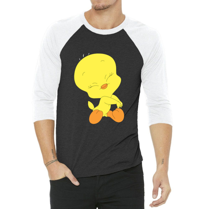 Tweety Bird 3/4 Sleeve Shirt by robinjumpstart | Artistshot