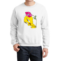 Tweety Flower Crewneck Sweatshirt | Artistshot