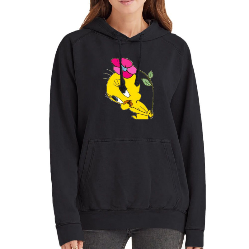 Tweety Flower Vintage Hoodie by robinjumpstart | Artistshot