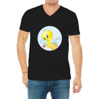 Tweety Star V-neck Tee | Artistshot