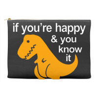 T Rex Clap Your Hands Classic Accessory Pouches | Artistshot