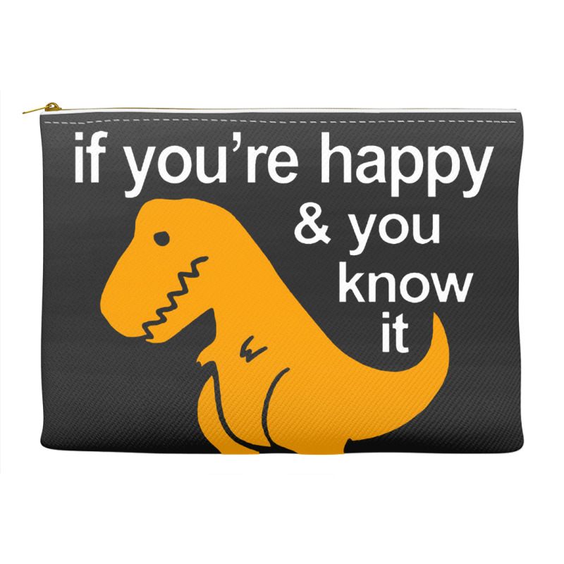 T Rex Clap Your Hands Classic Accessory Pouches | Artistshot