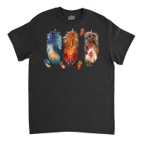 Native American T  Shirt Feathers Indian Native Pride Indigenous Nativ Classic T-shirt | Artistshot