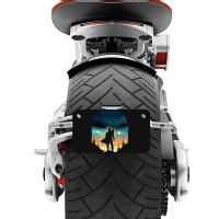 Djarin Sunset Motorcycle License Plate | Artistshot