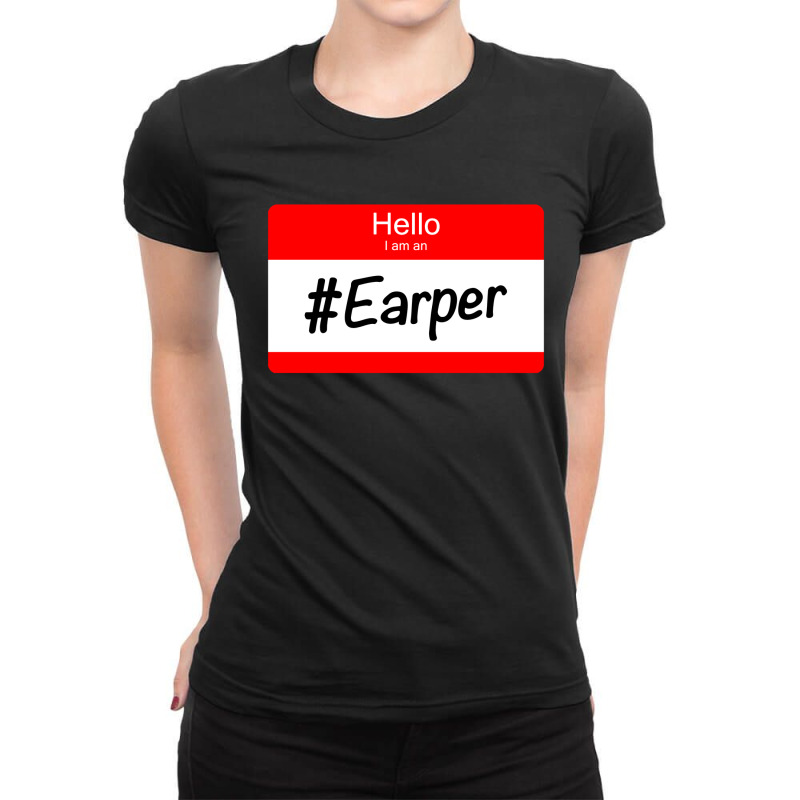 New Earper Music Modern Ladies Fitted T-Shirt by gracia lunna | Artistshot