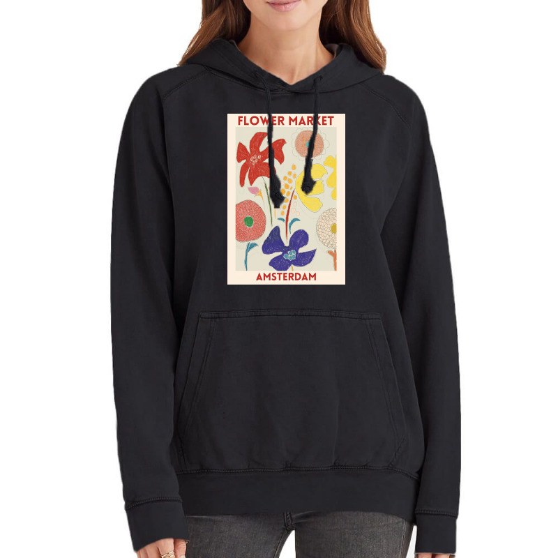 Flower Market   Amsterdams Vintage Hoodie by James S | Artistshot