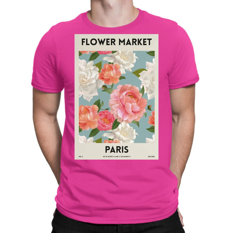 Flower Market – Paris T-shirt | Artistshot