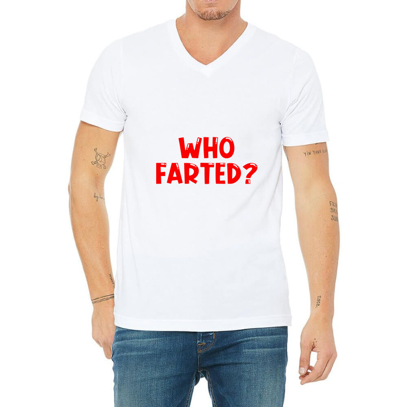 College Nerds Fart Humor V-neck Tee | Artistshot