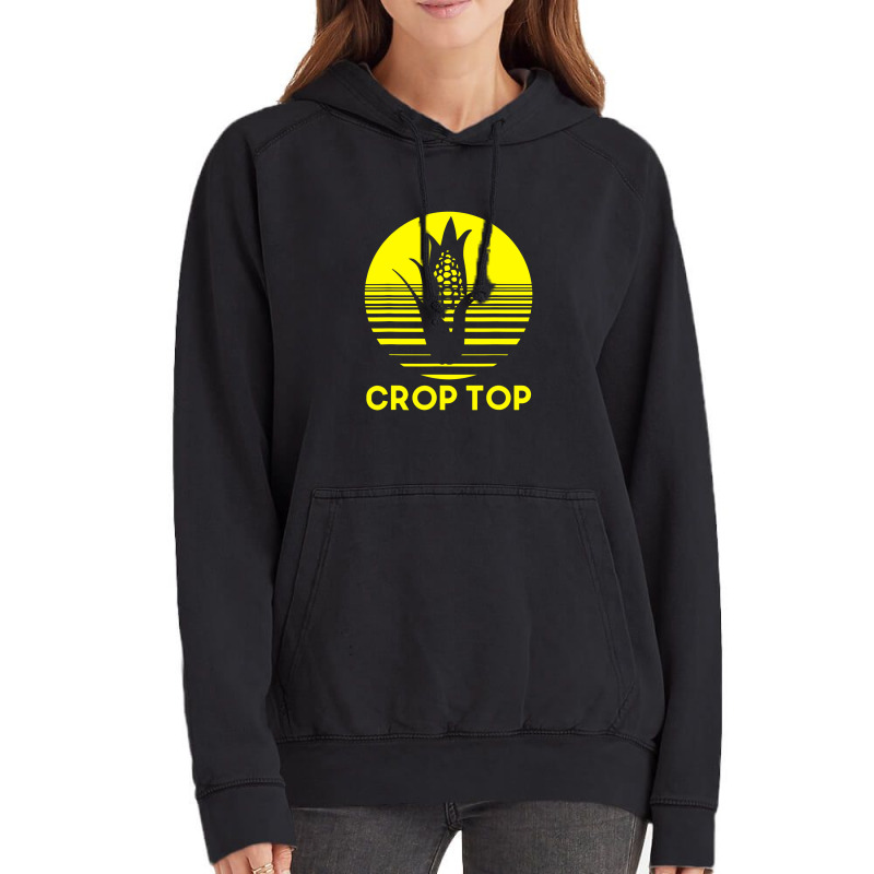 Corn Crop Top Vintage Hoodie | Artistshot