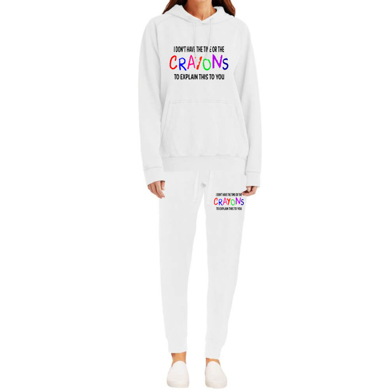 Crayons Novelty Hoodie & Jogger Set | Artistshot